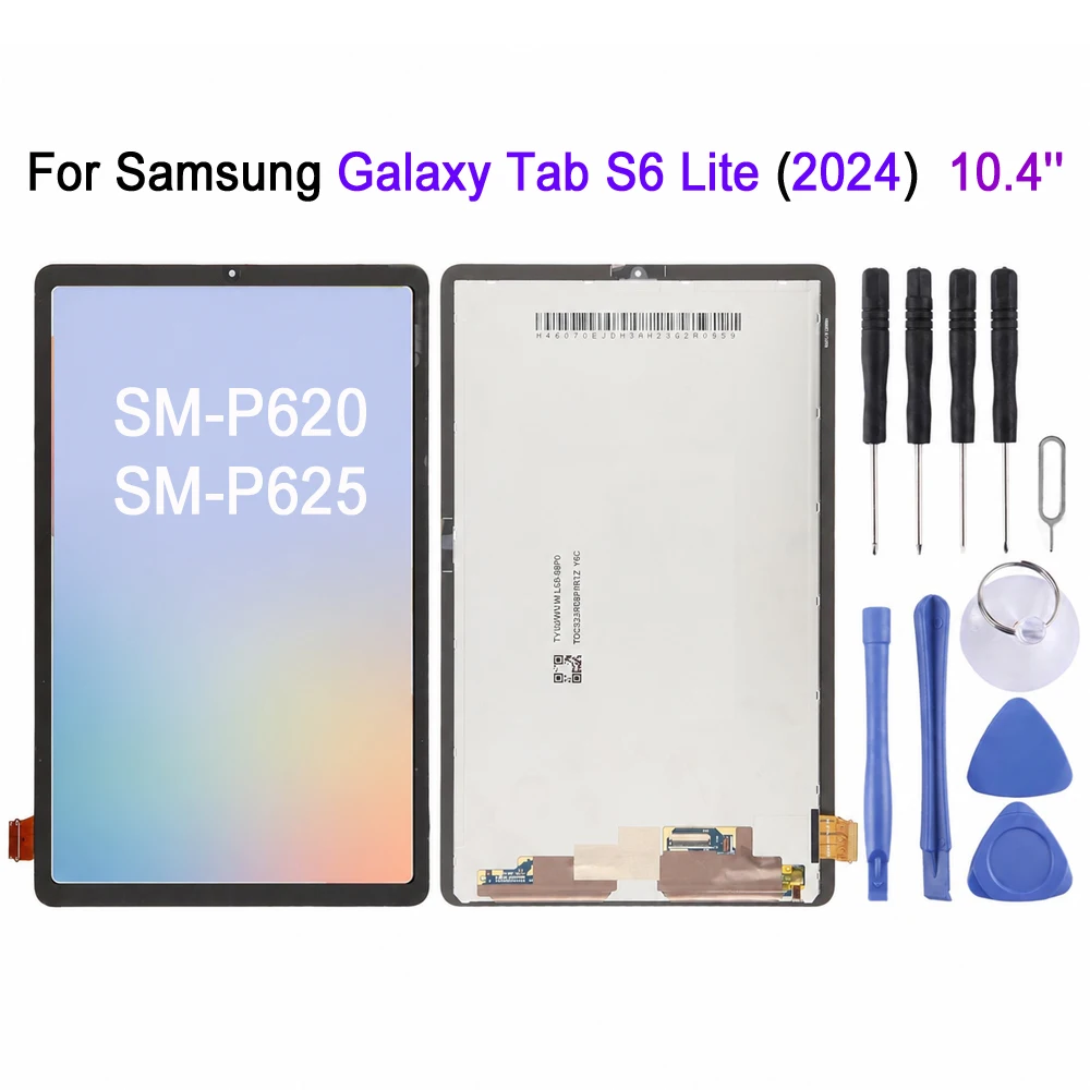 2024-Edition LCD Screen For Samsung Galaxy Tab S6 Lite (2024) 10.4", SM-P620 / SM-P625 LCD Display Touch Screen Replacement Part
2024-Edition LCD Screen For Samsung Galaxy Tab S6 Lite (2024) 10.4", SM-P620 / SM-P625 LCD Display Touch Screen Replacement Part