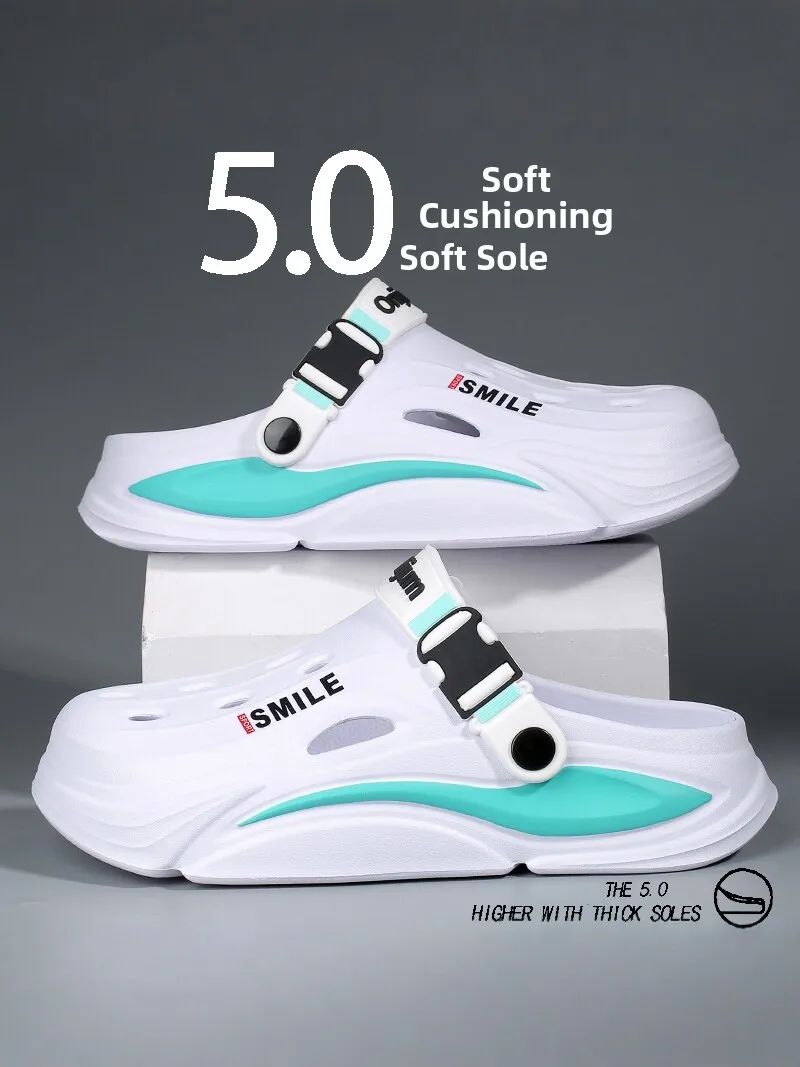 Men's 2026 New Summer Outdoor Wear Clog Shoes Anti-Slip Headed Slippers Sports Big Size 45 Beach Sandals Casual EVA Material
Men's 2026 New Summer Outdoor Wear Clog Shoes Anti-Slip Headed Slippers Sports Big Size 45 Beach Sandals Casual EVA Material