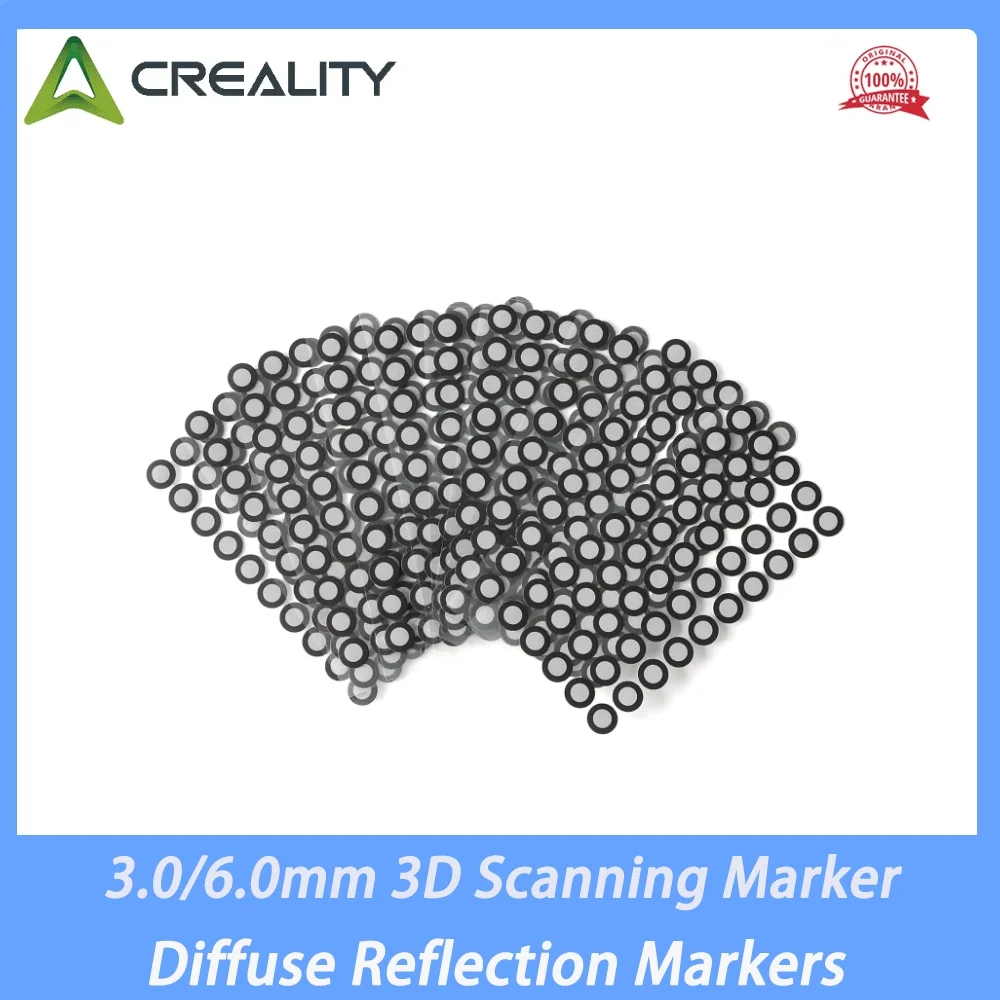 Creality 3.0/6.0mm 3D Scanning Marker for 3D Scanner, 3D Tracking Dot Reference Point Markers, Diffuse Reflection Markers
Creality 3.0/6.0mm 3D Scanning Marker for 3D Scanner, 3D Tracking Dot Reference Point Markers, Diffuse Reflection Markers