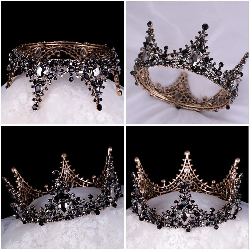 Bridal Headwear Crown Rhinestones Headpiece Vintage Wedding Dinner Party Headdress Halloween Costumes Women Hairstyles
Bridal Headwear Crown Rhinestones Headpiece Vintage Wedding Dinner Party Headdress Halloween Costumes Women Hairstyles