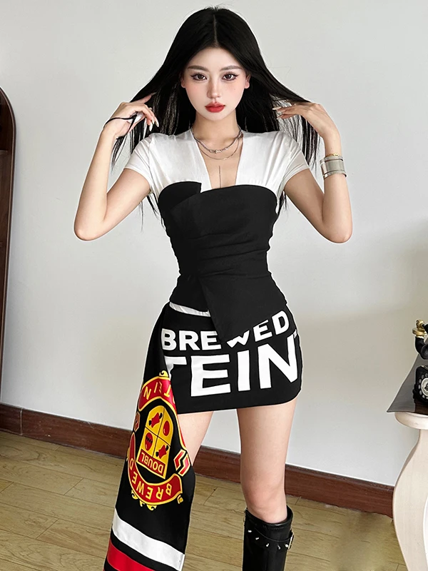 Комплект футболок Weird Puss Jennieidol Sle, женский утягивающий наряд для горячих девушек, модный многослойный ансамбль, летняя коллекция
Комплект футболок Weird Puss Jennieidol Sle, женский утягивающий наряд для горячих девушек, модный многослойный ансамбль, летняя коллекция