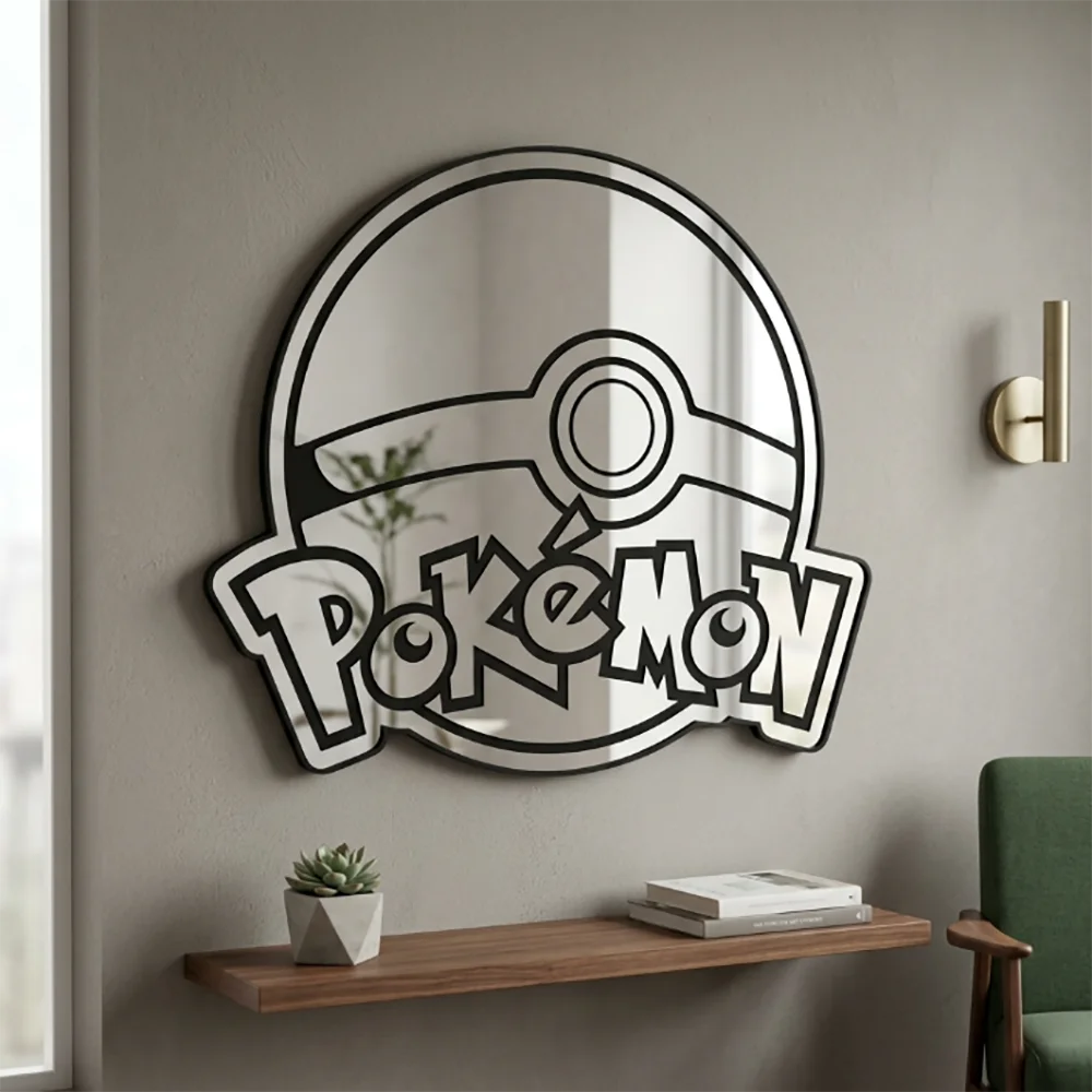 Anime Pokemon Mirror Classic Pokeball Logo Decor Mirror Trendy Pokemon Anime Wall Art Mirror Bedroom Ornament Gift
Anime Pokemon Mirror Classic Pokeball Logo Decor Mirror Trendy Pokemon Anime Wall Art Mirror Bedroom Ornament Gift