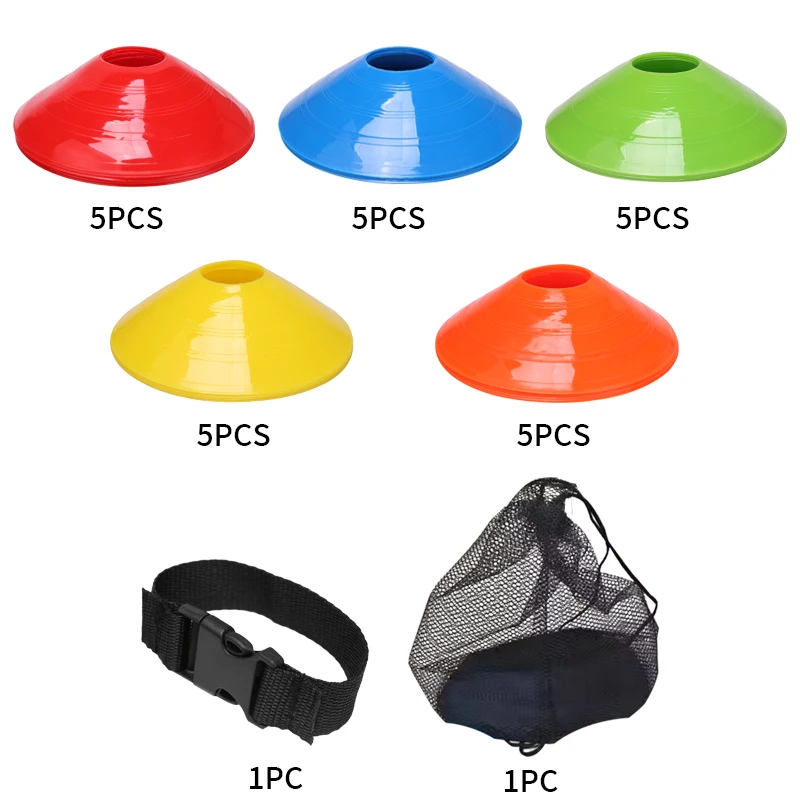 25/50Pcs Round Mouth Sign Discs, 22g Thick Soccer Training Markers, Agility Barrier Cones Sports Field Equipment
25/50Pcs Round Mouth Sign Discs, 22g Thick Soccer Training Markers, Agility Barrier Cones Sports Field Equipment