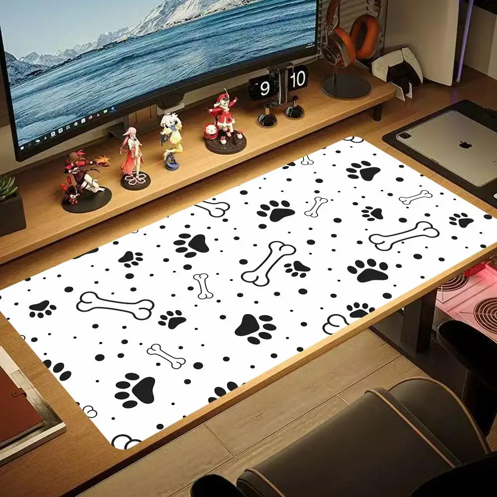 Bone And Dog's Paw Mouse Pad 90x40CM non-slip Gaming Mousepad Gamer E-Sports Mouse Mat Game Mechanical Keyboard XXL Desk Mat
Bone And Dog's Paw Mouse Pad 90x40CM non-slip Gaming Mousepad Gamer E-Sports Mouse Mat Game Mechanical Keyboard XXL Desk Mat