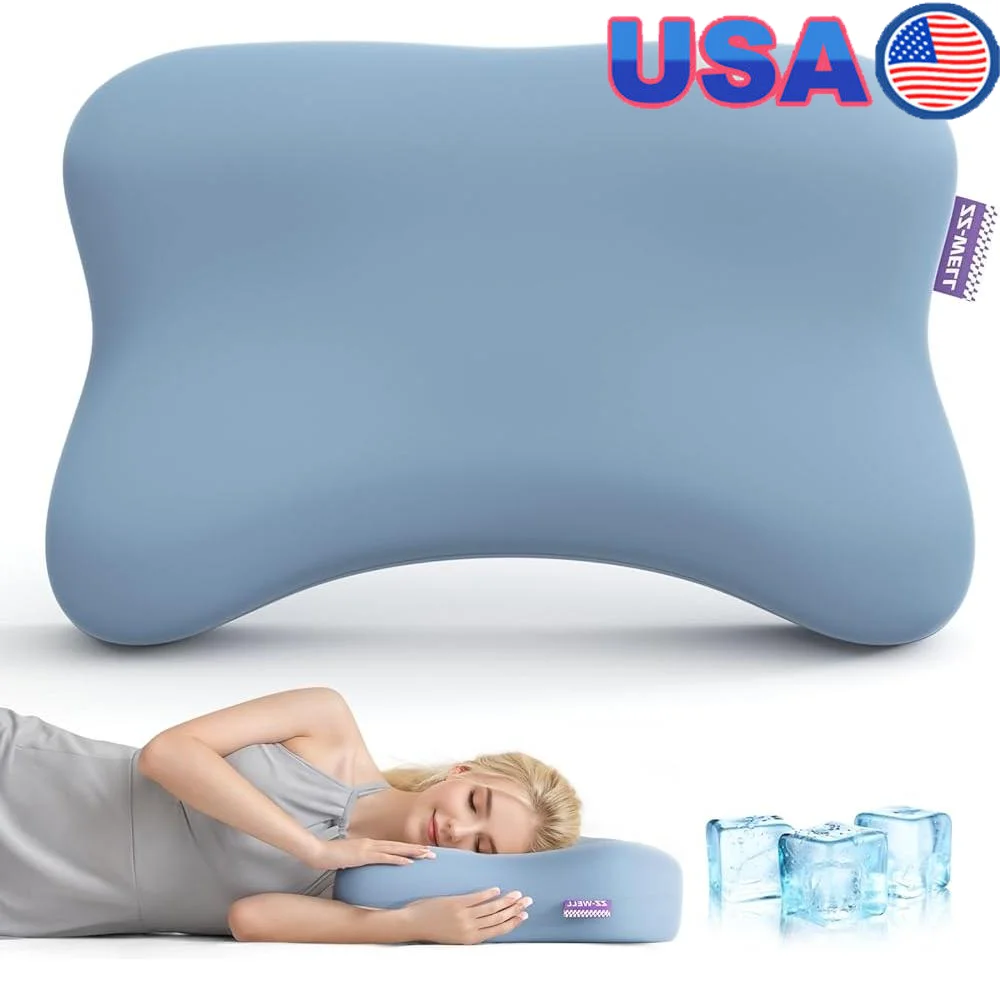 Ergonomic Memory Foam Cooling Side Sleeper Pillow Cervical Neck Support All Sleep Positions Breathable Soft Pillowcase Machine
Ergonomic Memory Foam Cooling Side Sleeper Pillow Cervical Neck Support All Sleep Positions Breathable Soft Pillowcase Machine