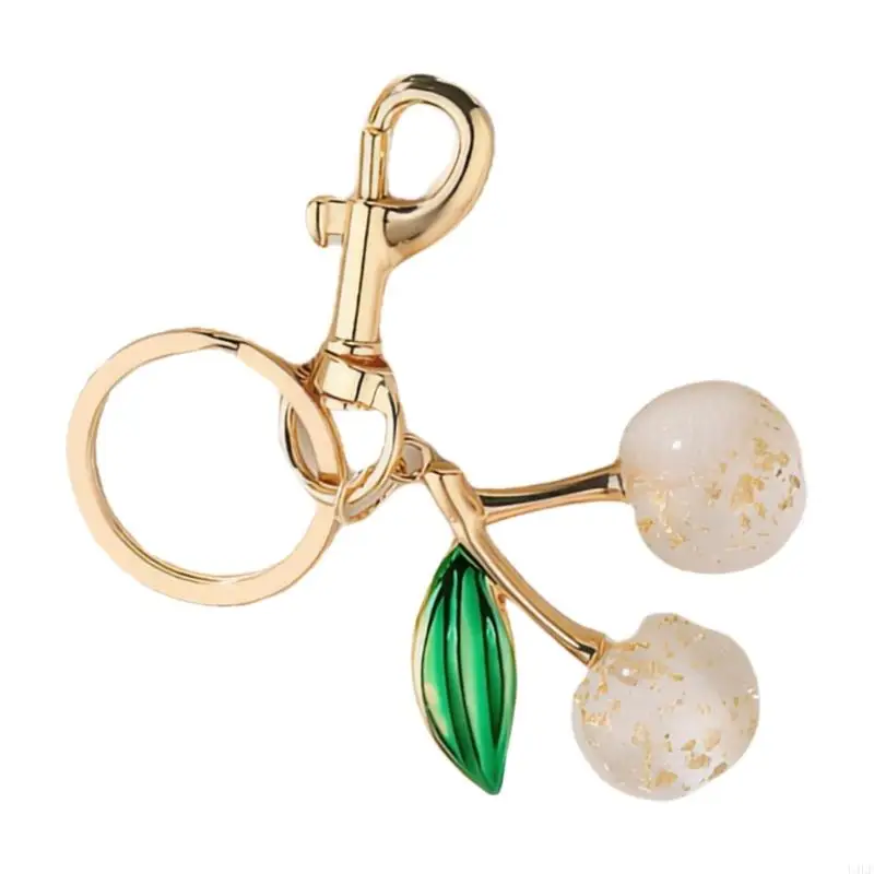 U4LF Cherry Shaped Keychain Versatile Charm for Keys and Bags Lightweight Fruit Shape Keyring Pendant Purse Decoration
U4LF Cherry Shaped Keychain Versatile Charm for Keys and Bags Lightweight Fruit Shape Keyring Pendant Purse Decoration