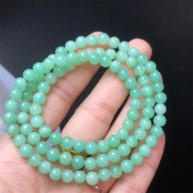 5MM Natural Australian Jade Triple Circle Bracelet Handmade Stretch Rope Luxury Jewelry Energy Healing Gift 1pcs
5MM Natural Australian Jade Triple Circle Bracelet Handmade Stretch Rope Luxury Jewelry Energy Healing Gift 1pcs