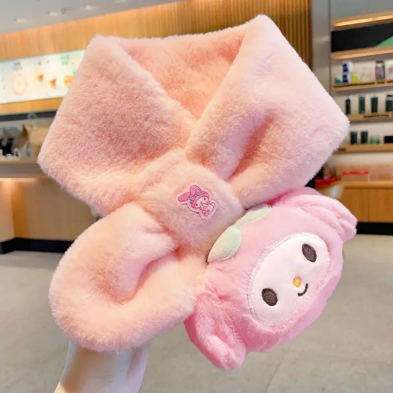 Kawaii Sanrio Cinnamoroll Kuromi Winter Plush Children's Scarf Thickened Windproof Warm Cartoon Children's Scarf Girl's Gifts
Kawaii Sanrio Cinnamoroll Kuromi Winter Plush Children's Scarf Thickened Windproof Warm Cartoon Children's Scarf Girl's Gifts