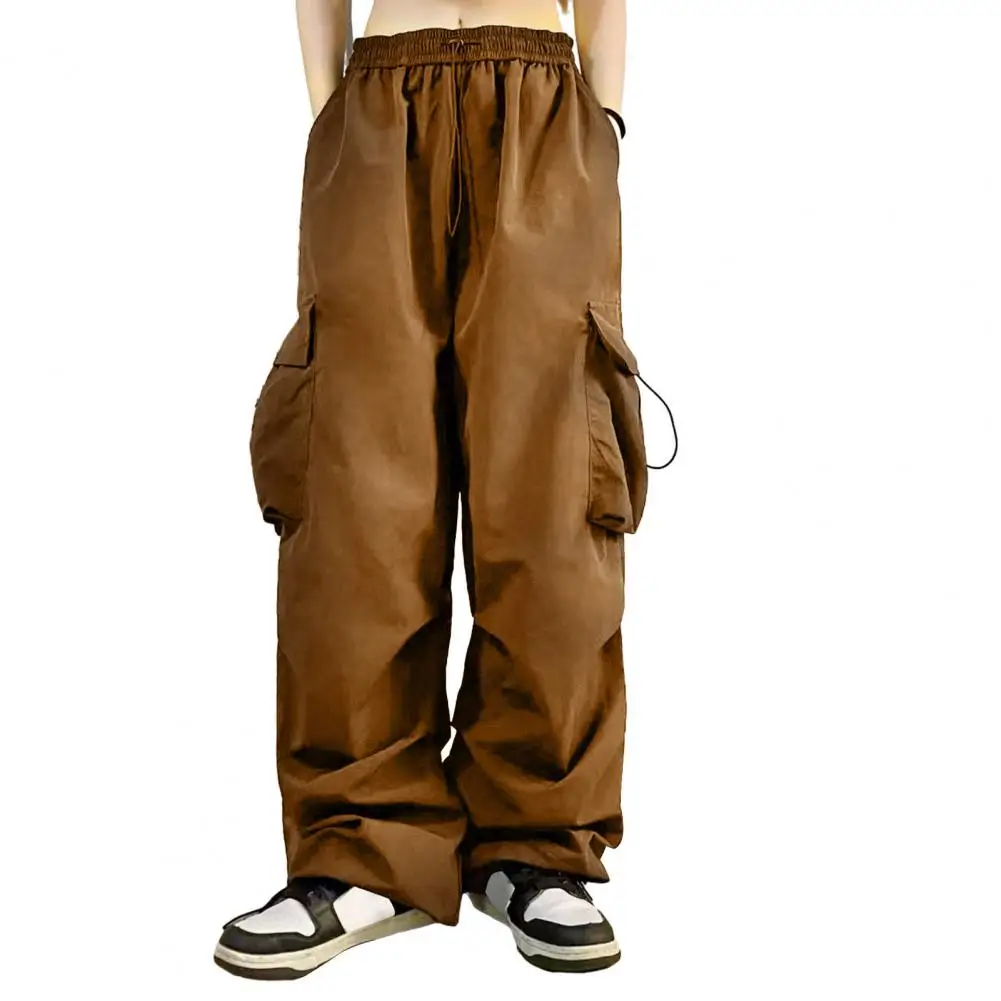 Women Cargo Pants Stylish Women's High Waist Cargo Pants with Multiple Pockets Drawstring Closure Trendy Streetwear for Ladies
Women Cargo Pants Stylish Women's High Waist Cargo Pants with Multiple Pockets Drawstring Closure Trendy Streetwear for Ladies