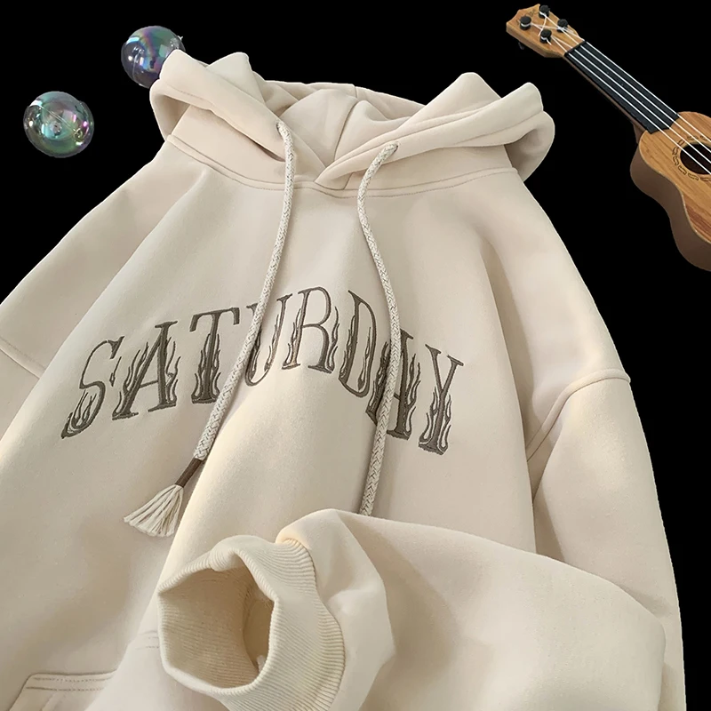 American Sle Letter Embroidery Hoodie Sweatirt Men's Spring Autumn Oversize Casual Sportswear Jaet Loose Fit Youth ular
American Sle Letter Embroidery Hoodie Sweatirt Men's Spring Autumn Oversize Casual Sportswear Jaet Loose Fit Youth ular