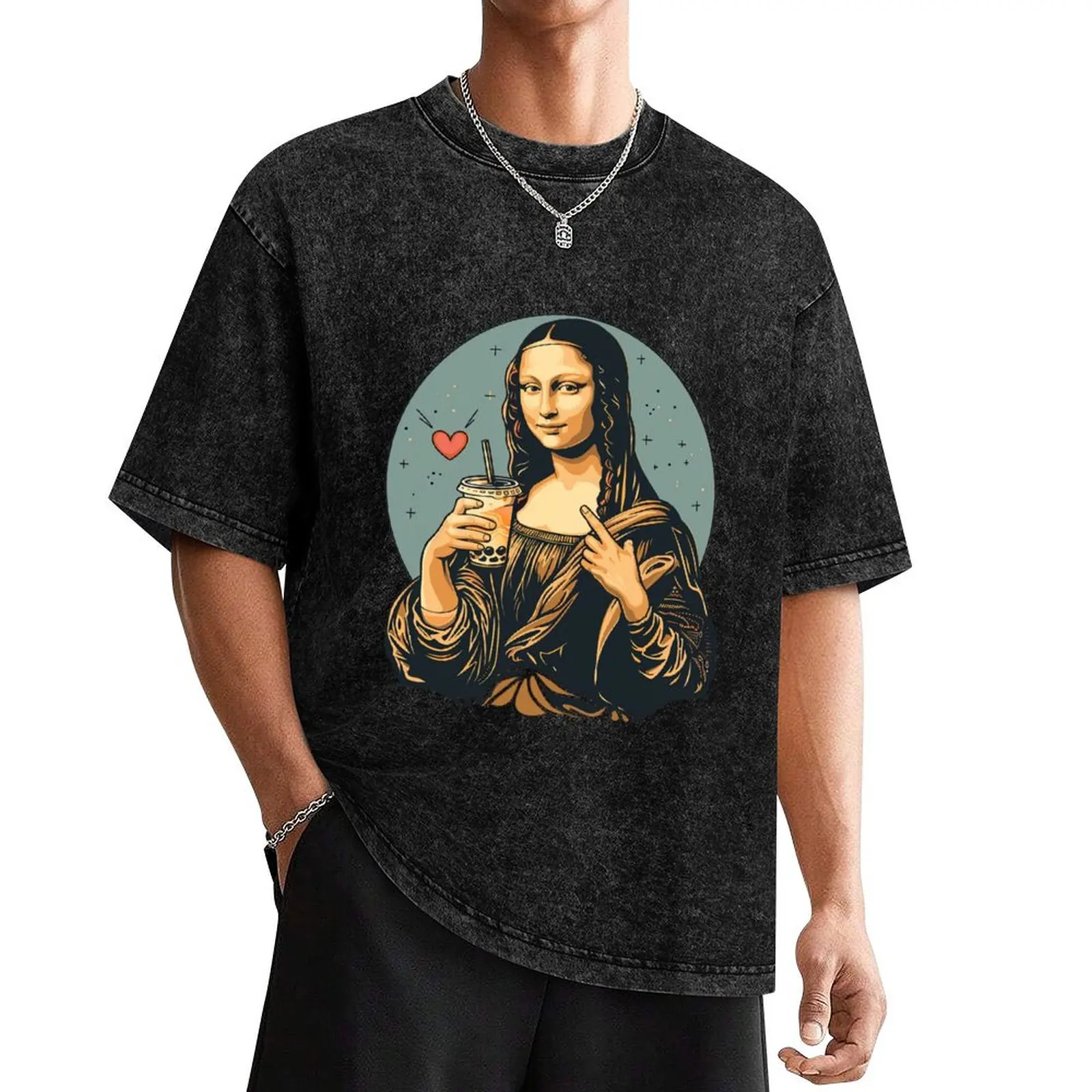 Mona Lisa Loves Boba T-Shirt vintage street wear oversized graphic tee heavyweights vintage t shirt men
Mona Lisa Loves Boba T-Shirt vintage street wear oversized graphic tee heavyweights vintage t shirt men