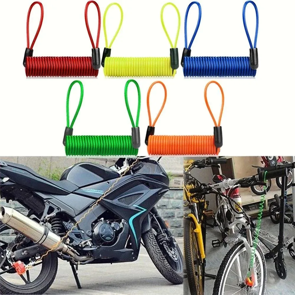 Useful Metal Motorcycle Safety Lanyard Anti-theft Anti-lost Bike Spring Reminder Cable Disc Brake Lock Rope Universal
Useful Metal Motorcycle Safety Lanyard Anti-theft Anti-lost Bike Spring Reminder Cable Disc Brake Lock Rope Universal