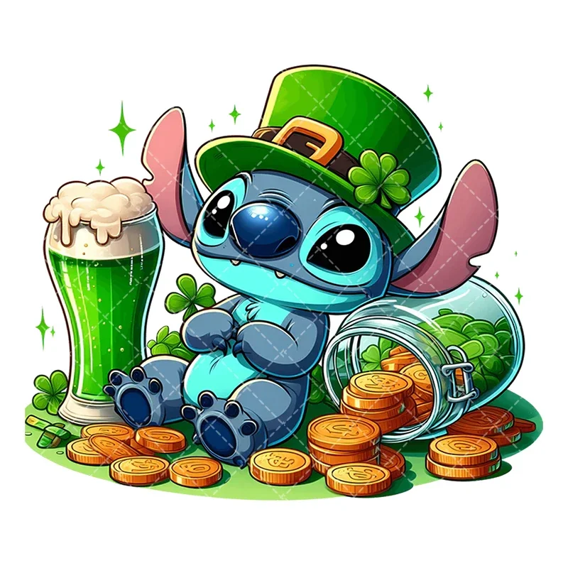 15cm St Patrick Stitch Disney Heat Transfer Stickers Iron On Clothes DTF Pinted Vinyl Thermal Appliques Washable T-Shirt Decal
15cm St Patrick Stitch Disney Heat Transfer Stickers Iron On Clothes DTF Pinted Vinyl Thermal Appliques Washable T-Shirt Decal