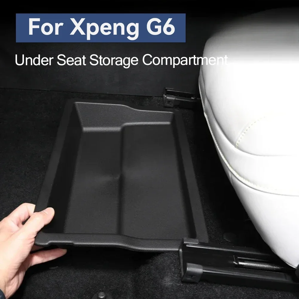 Для Xpeng G6 2023 2024, ящик для хранения под сиденьем Xiaopeng G6, автомобильный ящик под сиденьем, органайзер, ящик для хранения, аксессуары
Для Xpeng G6 2023 2024, ящик для хранения под сиденьем Xiaopeng G6, автомобильный ящик под сиденьем, органайзер, ящик для хранения, аксессуары