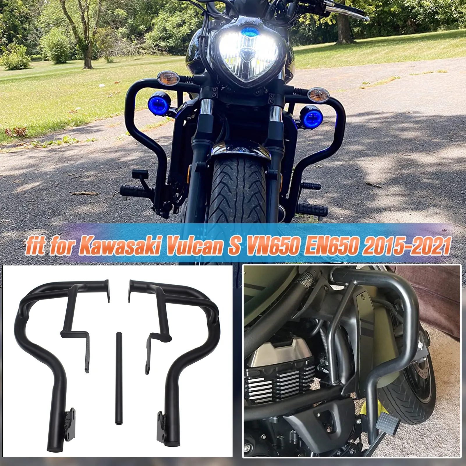 Для EN650 VN650 шоссейный бампер защита двигателя защита от ударов для Kawasaki Vulcan 650 S S650 2015-2024 аксессуары для мотоциклов
Для EN650 VN650 шоссейный бампер защита двигателя защита от ударов для Kawasaki Vulcan 650 S S650 2015-2024 аксессуары для мотоциклов