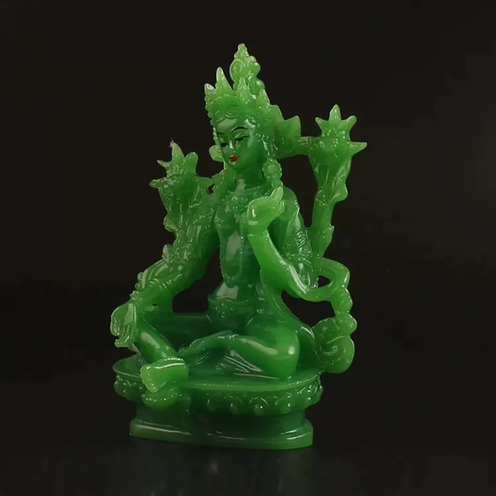 21 Green Tara Figure Imitate Jade Resin 13cm Buddhist Bodhisattva Tibetan Supplies Tailsmen Putting Decorate Buddha Statue
21 Green Tara Figure Imitate Jade Resin 13cm Buddhist Bodhisattva Tibetan Supplies Tailsmen Putting Decorate Buddha Statue