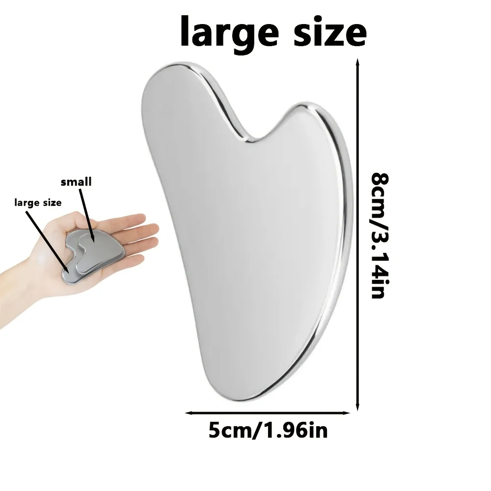 1Pcs Stainless Steel Gua Sha Scraper Massager For Face Neck Body Guasha Massage Tool Facial Skin Care Guasha Board Face Massager
1Pcs Stainless Steel Gua Sha Scraper Massager For Face Neck Body Guasha Massage Tool Facial Skin Care Guasha Board Face Massager
