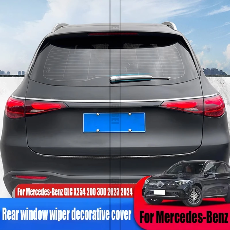 For Mercedes-Benz GLC X254 200 300 2023 2024 rear window wiper decorative cover car exterior decoration products
For Mercedes-Benz GLC X254 200 300 2023 2024 rear window wiper decorative cover car exterior decoration products