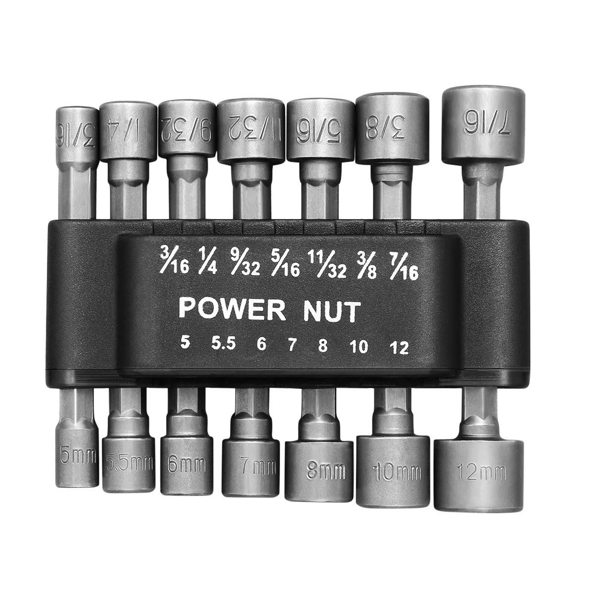 OUNONA 14PCS 5-12mm Imperial Socket Nut Impact Driver Adapter Drill Bits 1/4 Inch Hex Tool Set Nut Driver Socket Bit Set
OUNONA 14PCS 5-12mm Imperial Socket Nut Impact Driver Adapter Drill Bits 1/4 Inch Hex Tool Set Nut Driver Socket Bit Set