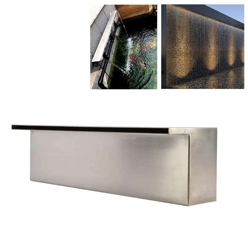 304 Stainless Steel Wate Channel Courtyard Garden Rockery Fish Pond Water Wall Water Curtain Landscape Waterfall Fountain nozzle
304 Stainless Steel Wate Channel Courtyard Garden Rockery Fish Pond Water Wall Water Curtain Landscape Waterfall Fountain nozzle