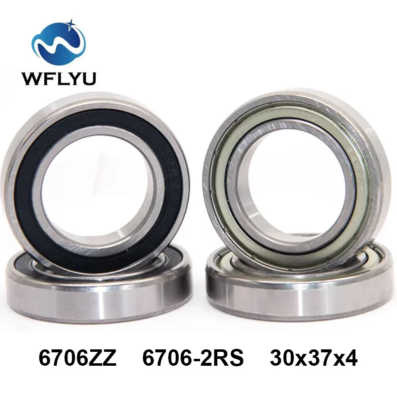WFLYU 10PCS 6706RS Bearing 30X37X4 mm Ultra-Thin Deep Groove Ball Bearings 6706-2RS 6706
WFLYU 10PCS 6706RS Bearing 30X37X4 mm Ultra-Thin Deep Groove Ball Bearings 6706-2RS 6706