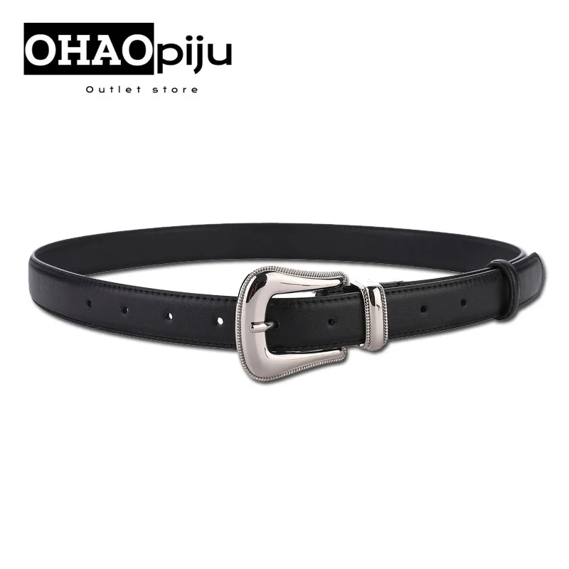 2024 Luxury Designer Women Belt Genuine Leather Female Fashion Lady Metal Belt Buckle 2.3cm Waistband Simple Solid Color Trendy
2024 Luxury Designer Women Belt Genuine Leather Female Fashion Lady Metal Belt Buckle 2.3cm Waistband Simple Solid Color Trendy