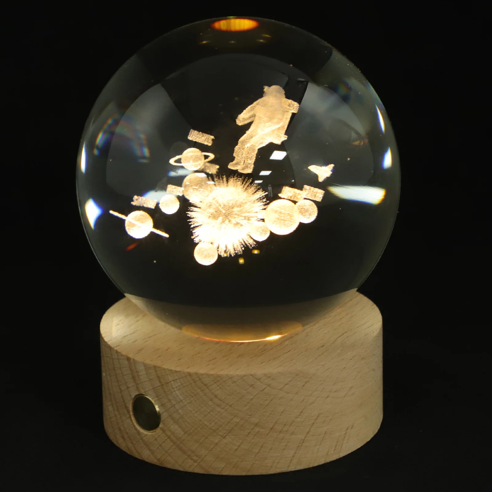 Astronaut Crystal Ball Night Light Cute Lamp For Bedroom Decor Portable Small Night Room Decor 
Astronaut Crystal Ball Night Light Cute Lamp For Bedroom Decor Portable Small Night Room Decor