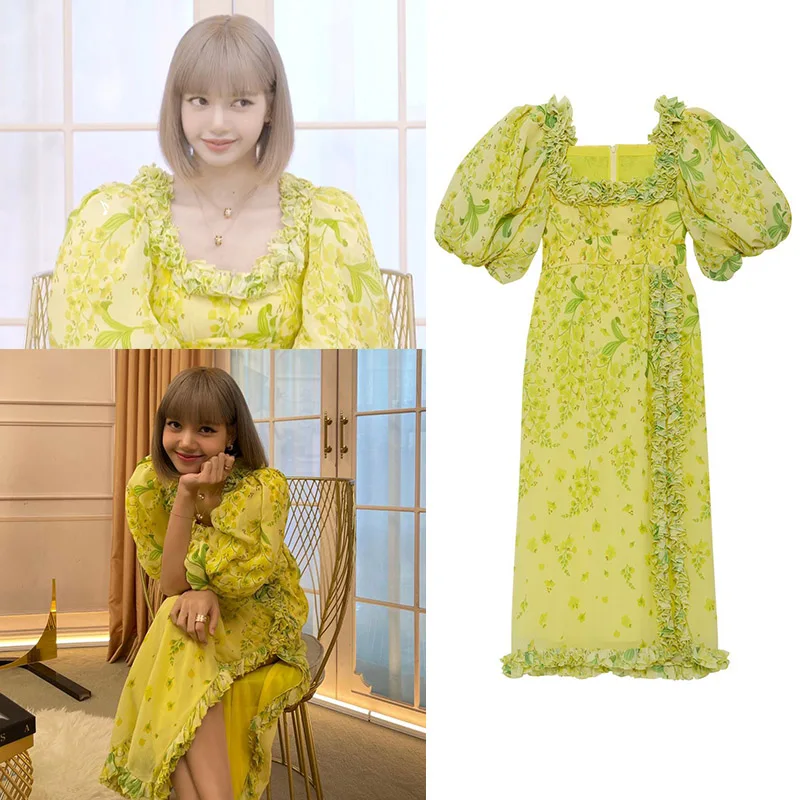 Green Long Dress Puffy Sleeve Retro Neck Skirt Birthday Dress Nightclub Female Singer Stage Costumes Festival Clothing DWY8661
Green Long Dress Puffy Sleeve Retro Neck Skirt Birthday Dress Nightclub Female Singer Stage Costumes Festival Clothing DWY8661