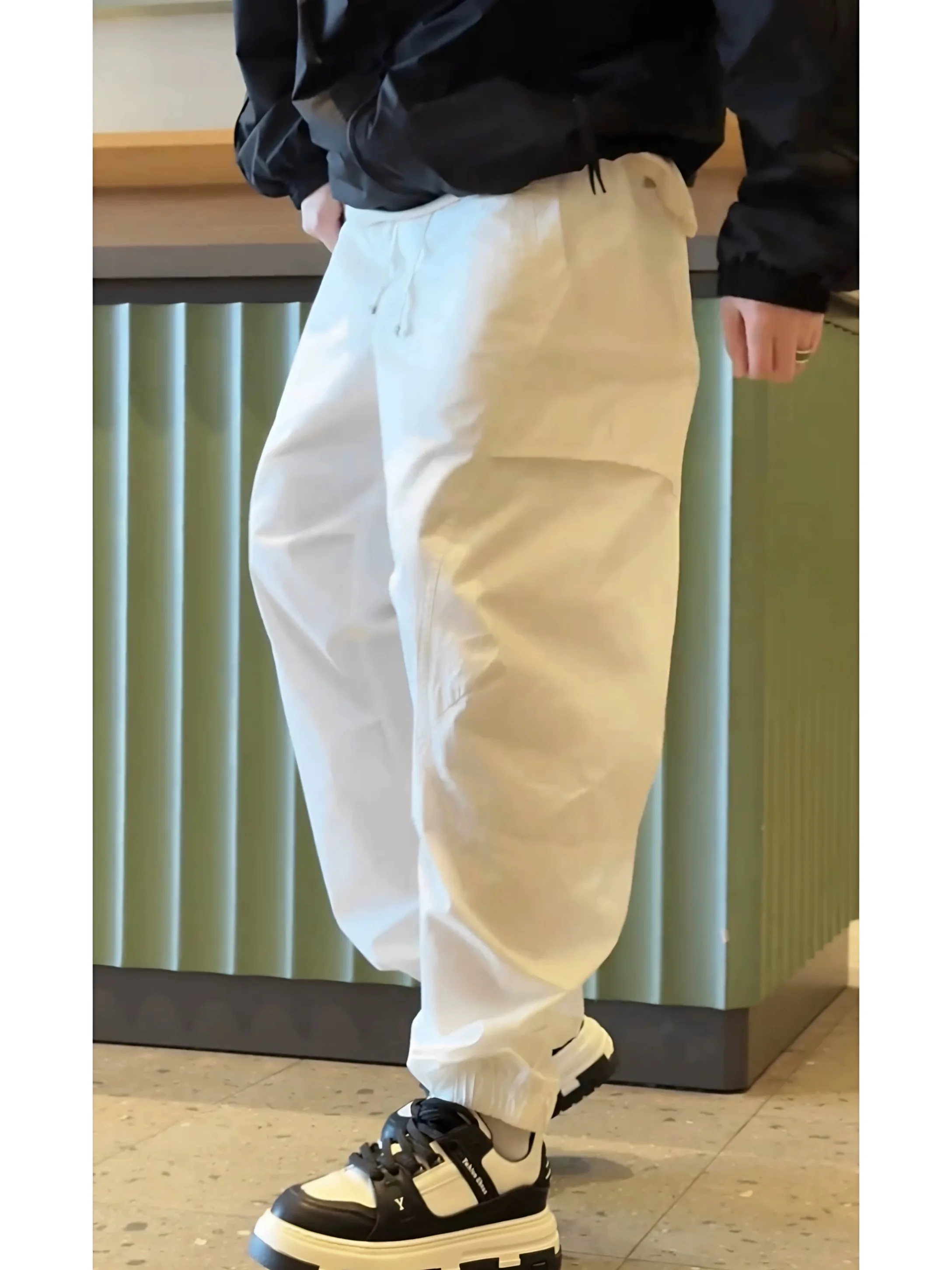 Men's Loose Harlan Sports Pants Quick Dry Casual Trousers Fashionable Spring Summer Bend Knife Polyester Fiber
Men's Loose Harlan Sports Pants Quick Dry Casual Trousers Fashionable Spring Summer Bend Knife Polyester Fiber