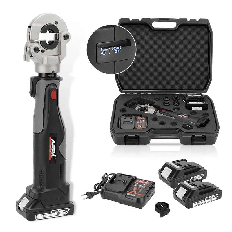 PA-1632 Battery Powered Electric Hydraulic Crimping Tool for Pex, Aluminum Plastic Pipe Tube
PA-1632 Battery Powered Electric Hydraulic Crimping Tool for Pex, Aluminum Plastic Pipe Tube