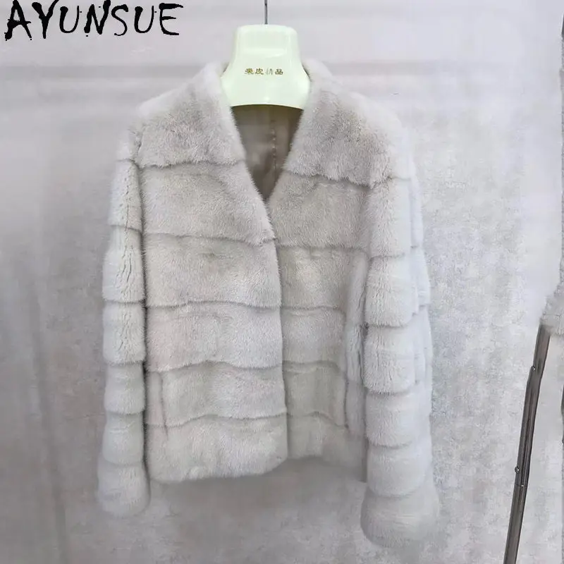 Tcyeek Natural Whole Mink Fur Coat Woman Clothing 2026 Winter Jacket for Women Warm Luxury Small Female Mink New in Coats Шуба
Tcyeek Natural Whole Mink Fur Coat Woman Clothing 2026 Winter Jacket for Women Warm Luxury Small Female Mink New in Coats Шуба