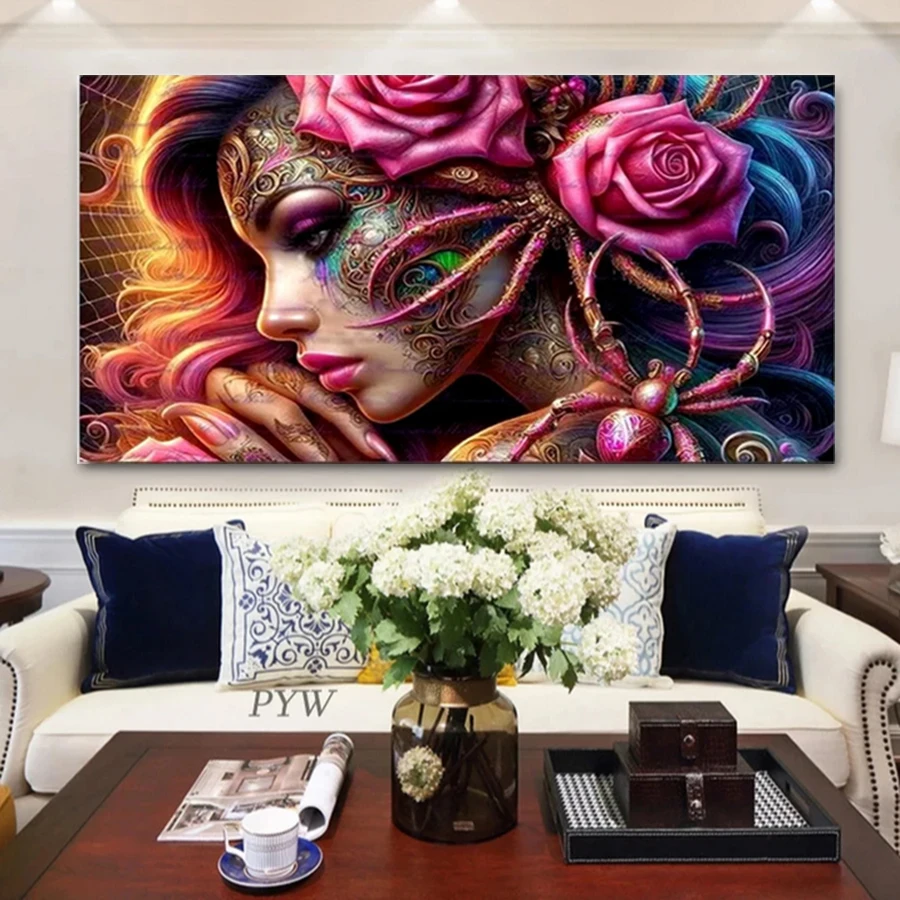Mysterious Woman Spider Diy Diamond Painting New 2025 Full Square Round Diamond Mosaic Pattern Psychedelic Art Home Decoration
Mysterious Woman Spider Diy Diamond Painting New 2025 Full Square Round Diamond Mosaic Pattern Psychedelic Art Home Decoration