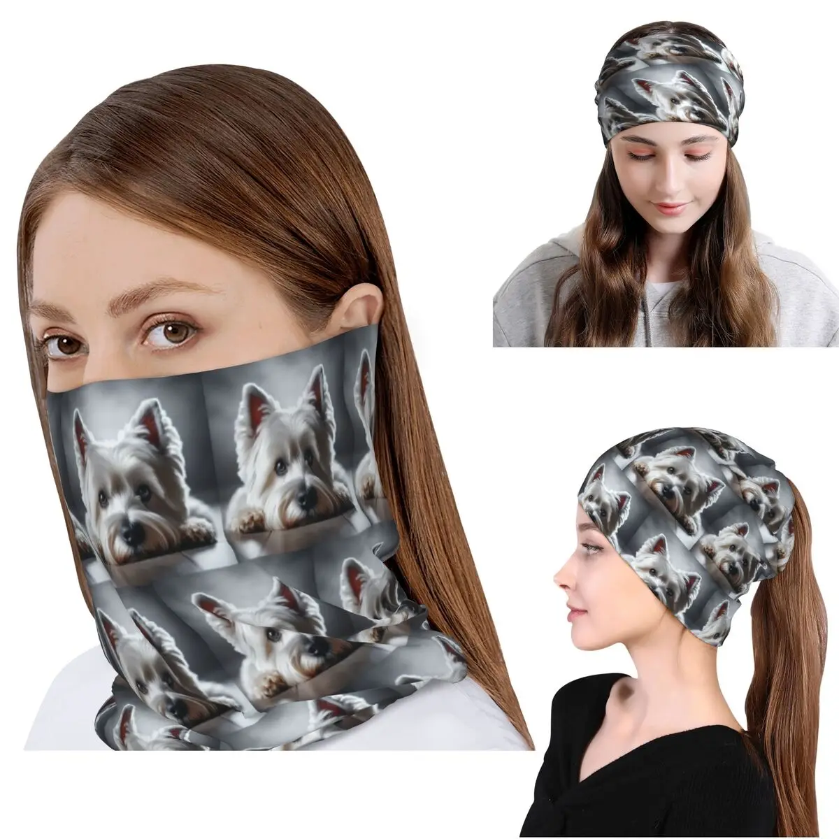 West Highland White Terrier Bandana Neck Cover Mask Scarf Multi-use Headwear Beanies Hat Unisex Adult All Season
West Highland White Terrier Bandana Neck Cover Mask Scarf Multi-use Headwear Beanies Hat Unisex Adult All Season