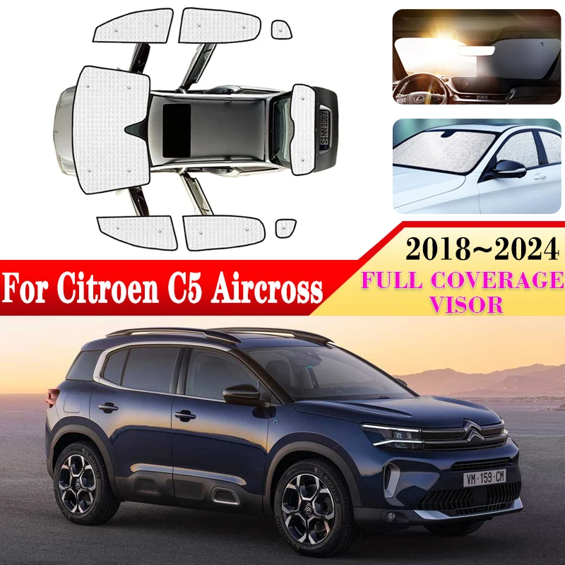 Car Cover Visor For Citroen C5 Aircross 2018-2023 2024 Auto Windshield Side Window Anti-UV Sun Protector Covers Car Accessories
Car Cover Visor For Citroen C5 Aircross 2018-2023 2024 Auto Windshield Side Window Anti-UV Sun Protector Covers Car Accessories