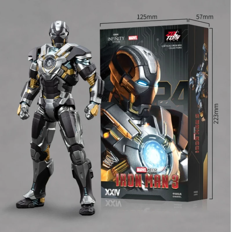 ZD Toys New Iron Man Mk35 Action Figure Red Snapper 7 Inch 1 To 10 Scale Joint Movable Non Luminous Genuine Collectible
ZD Toys New Iron Man Mk35 Action Figure Red Snapper 7 Inch 1 To 10 Scale Joint Movable Non Luminous Genuine Collectible
