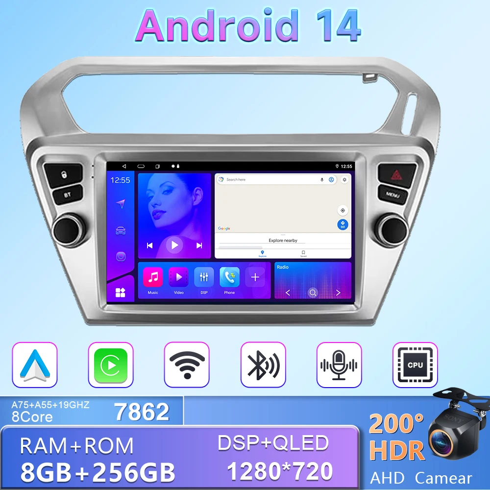 Android For Peugeot 301 For Citroen C-Elysee CElysee 2012-2016 Car Auto Carplay Radio Stereo Multimedia Player Navigation WIFI
Android For Peugeot 301 For Citroen C-Elysee CElysee 2012-2016 Car Auto Carplay Radio Stereo Multimedia Player Navigation WIFI