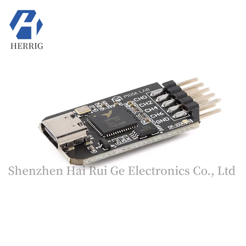 Mini Logic Analyzer Type-C Interface Microcontroller ARM FPGA Debugging Tool 24M Sampling 8 Channels 
Mini Logic Analyzer Type-C Interface Microcontroller ARM FPGA Debugging Tool 24M Sampling 8 Channels