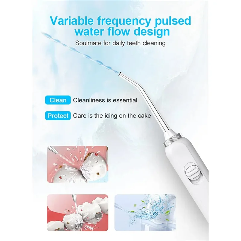 A47F-Adults Oral Irrigator USB Rechargeable Water Flosser Waterproof 600Ml Portable Water Jet Household Teeth Cleaner
A47F-Adults Oral Irrigator USB Rechargeable Water Flosser Waterproof 600Ml Portable Water Jet Household Teeth Cleaner