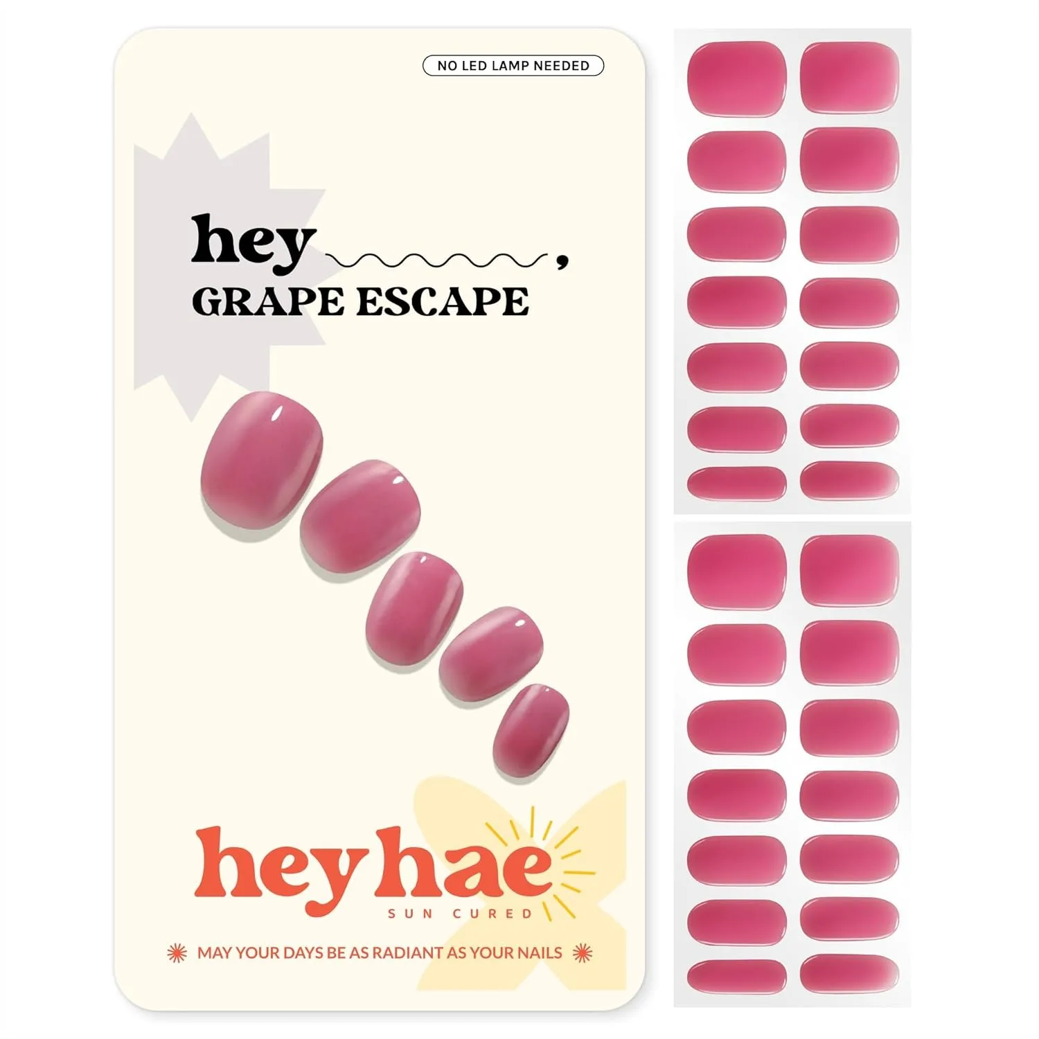Semi Cured Gel Nail Strips No LED Lamp Needed Summer Solid Red Easy Apply Remove Salon Quality 28 Strips Prep Pads Nail File
Semi Cured Gel Nail Strips No LED Lamp Needed Summer Solid Red Easy Apply Remove Salon Quality 28 Strips Prep Pads Nail File