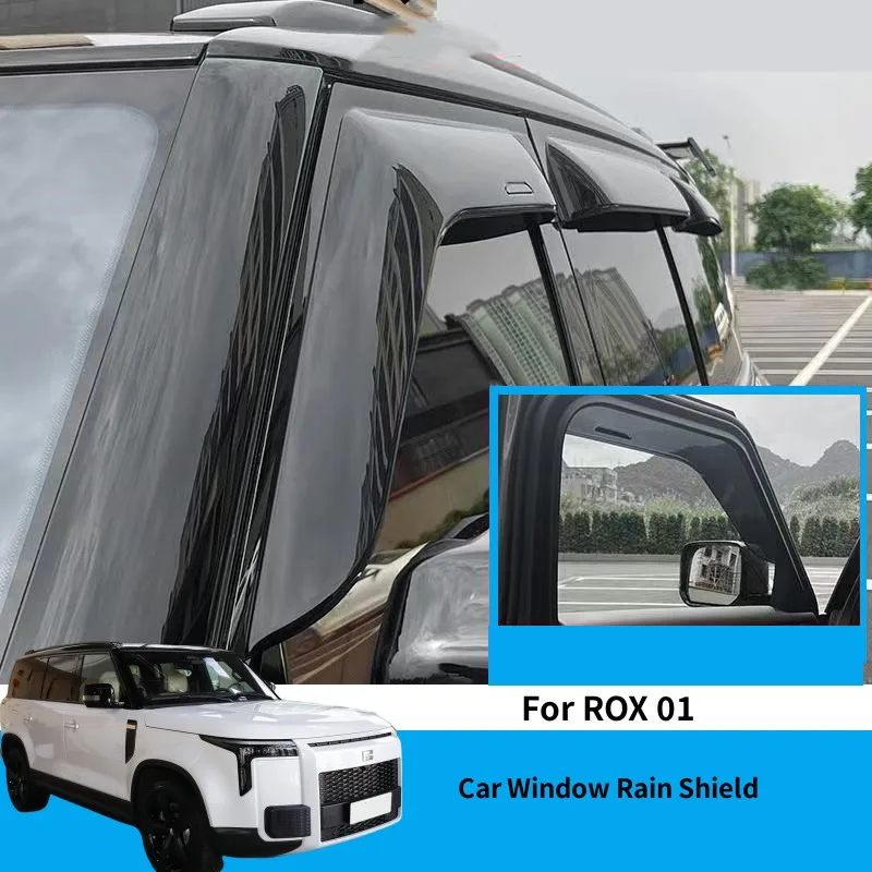 Car Window Rain Shield Shade Ventilation Translucent Window Modification Strip For BAIC JISHI Polestone 01 ROX 01 Car Accessorie
Car Window Rain Shield Shade Ventilation Translucent Window Modification Strip For BAIC JISHI Polestone 01 ROX 01 Car Accessorie