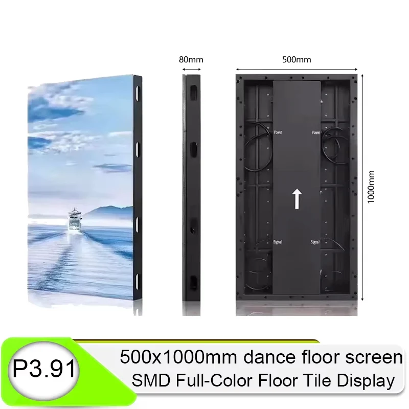 P3.91 500x1000mm Indoor Infrared Sensor Interactive LED Multifunctional Full-Color Display Screen for Dance Floors High Quality
P3.91 500x1000mm Indoor Infrared Sensor Interactive LED Multifunctional Full-Color Display Screen for Dance Floors High Quality