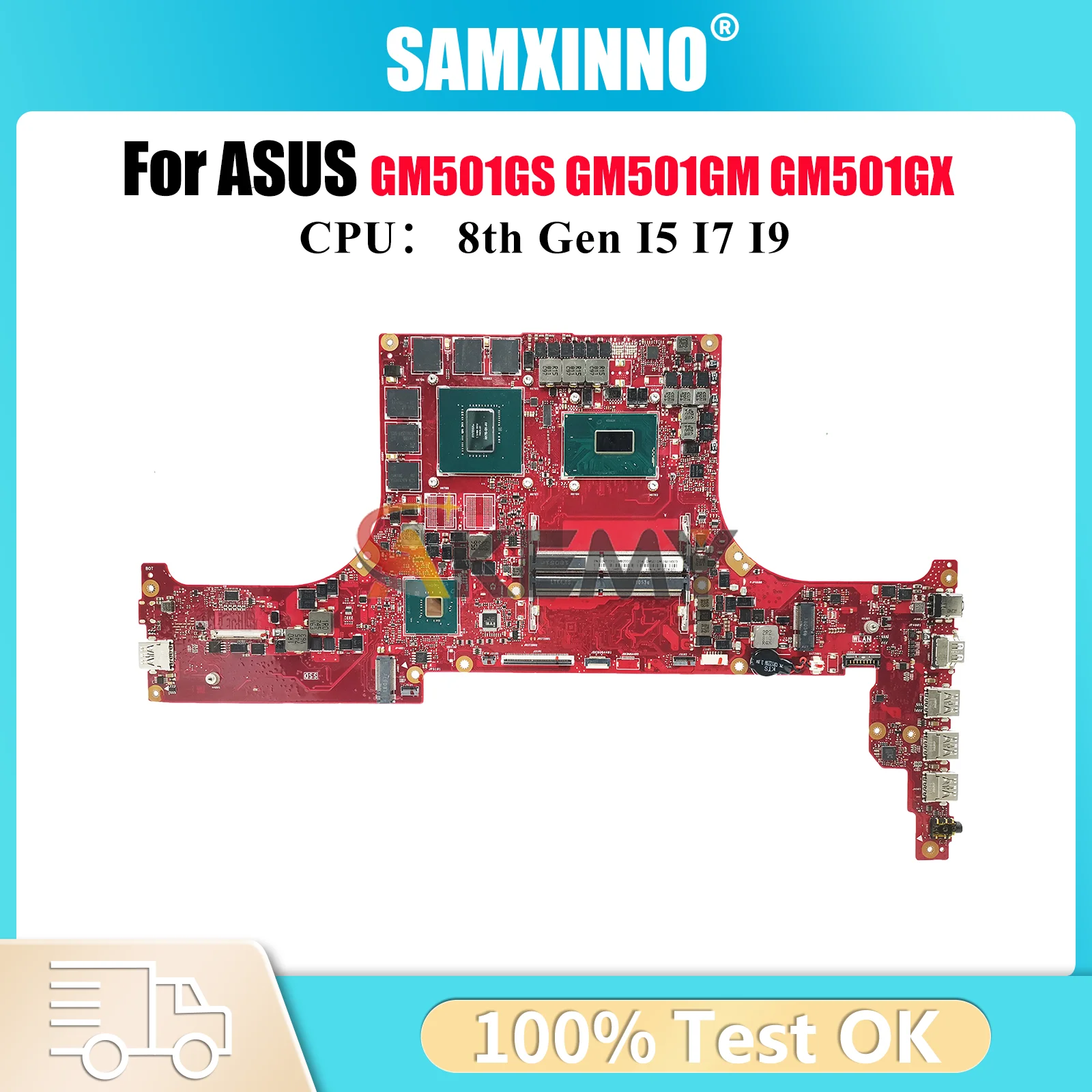 Материнская плата для ноутбука GM501GM для ASUS ROG Zephyrus M15 GM501GM GM501G GM501GX GM501GS GM501GV GM501G MW501G, материнская плата I5 I7 I9 CPU
Материнская плата для ноутбука GM501GM для ASUS ROG Zephyrus M15 GM501GM GM501G GM501GX GM501GS GM501GV GM501G MW501G, материнская плата I5 I7 I9 CPU