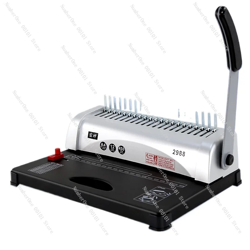 Hole punching machine - manual rubber ring clip binding machine
Hole punching machine - manual rubber ring clip binding machine