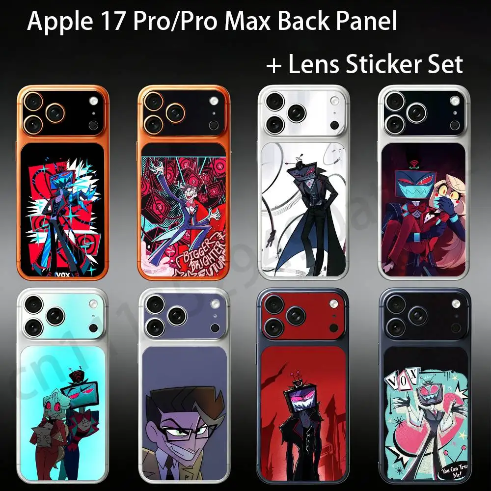Vincent H-Hazbin Hotel For iPhone 17Pro/ProMax Battry Back Cover with Camera Decal Skin Rear Protective Sticker Film
Vincent H-Hazbin Hotel For iPhone 17Pro/ProMax Battry Back Cover with Camera Decal Skin Rear Protective Sticker Film