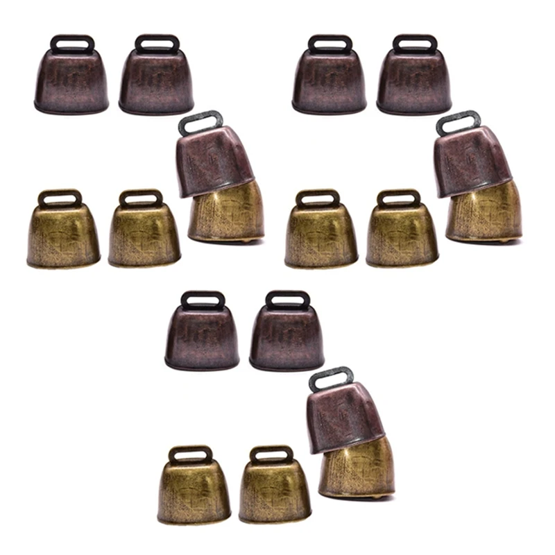 18 Pcs Metal Cow Bell, Cowbell Retro Bell For Horse Sheep Grazing Copper, Cow Bells Noise Makers
18 Pcs Metal Cow Bell, Cowbell Retro Bell For Horse Sheep Grazing Copper, Cow Bells Noise Makers