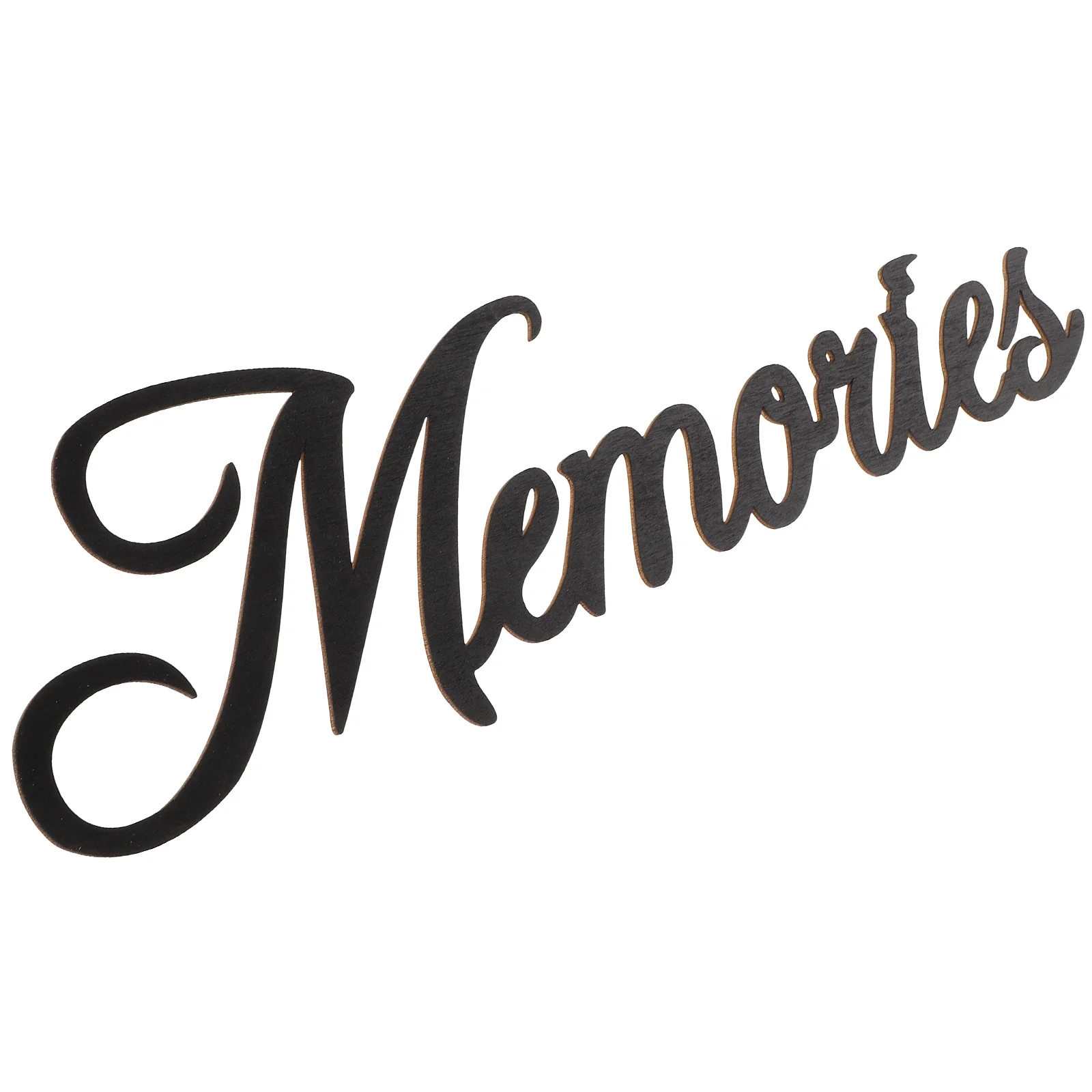 1 Pc Memories Shape Wooden Home Decoration Tag Sign DIY Decorative Wood Chip-38x10x02cm(Black) Wood Sign
1 Pc Memories Shape Wooden Home Decoration Tag Sign DIY Decorative Wood Chip-38x10x02cm(Black) Wood Sign