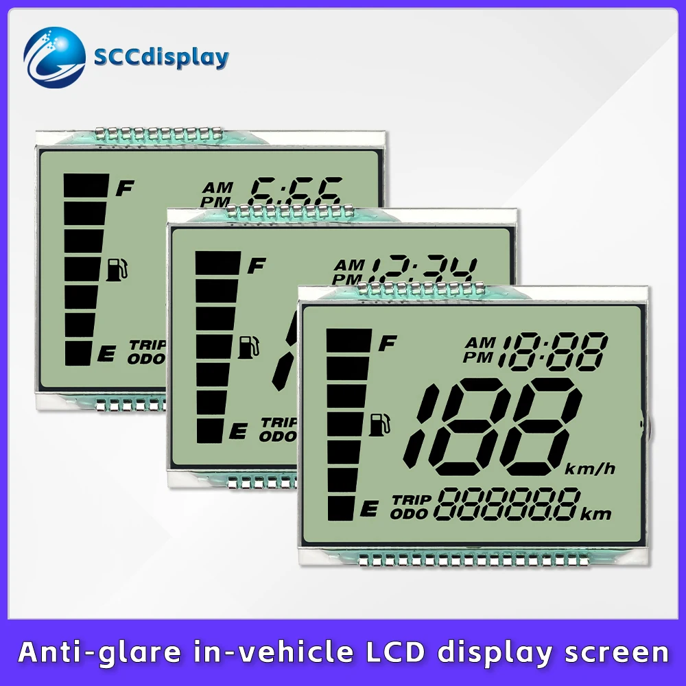 Source Factory Customized segment LCD screen SJXDGN081 Digital motorcycle instrument HTN Positive Anti glare car display screen
Source Factory Customized segment LCD screen SJXDGN081 Digital motorcycle instrument HTN Positive Anti glare car display screen
