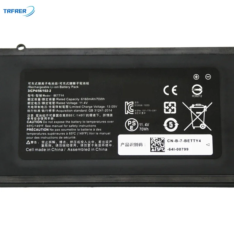CO BETTY4 New Laptop battery For Razer Blade 14 2016/2017 RZ09-0165 RZ09-0195 RZ09-01953 E71 RZ09-01953E72 RZ09-01952E31
CO BETTY4 New Laptop battery For Razer Blade 14 2016/2017 RZ09-0165 RZ09-0195 RZ09-01953 E71 RZ09-01953E72 RZ09-01952E31
