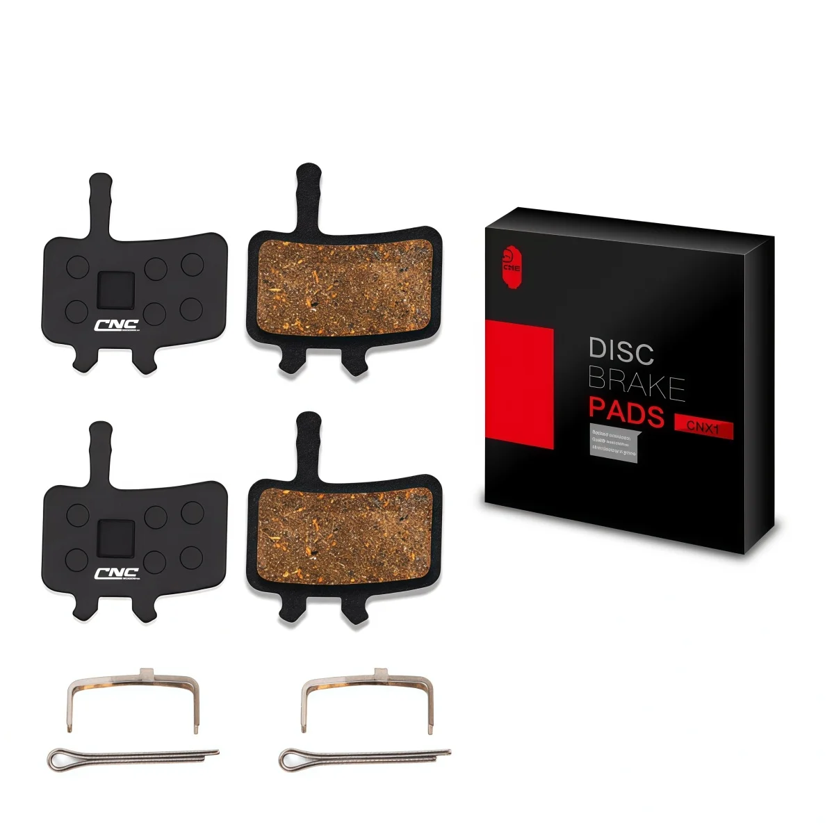 SUNTNUR Resin / Ceramic / Sintered Disc Brake Pads - Compatible With AVID BB7 & JUICY 3 / 5 / 7 - Included 2 Pairs
SUNTNUR Resin / Ceramic / Sintered Disc Brake Pads - Compatible With AVID BB7 & JUICY 3 / 5 / 7 - Included 2 Pairs