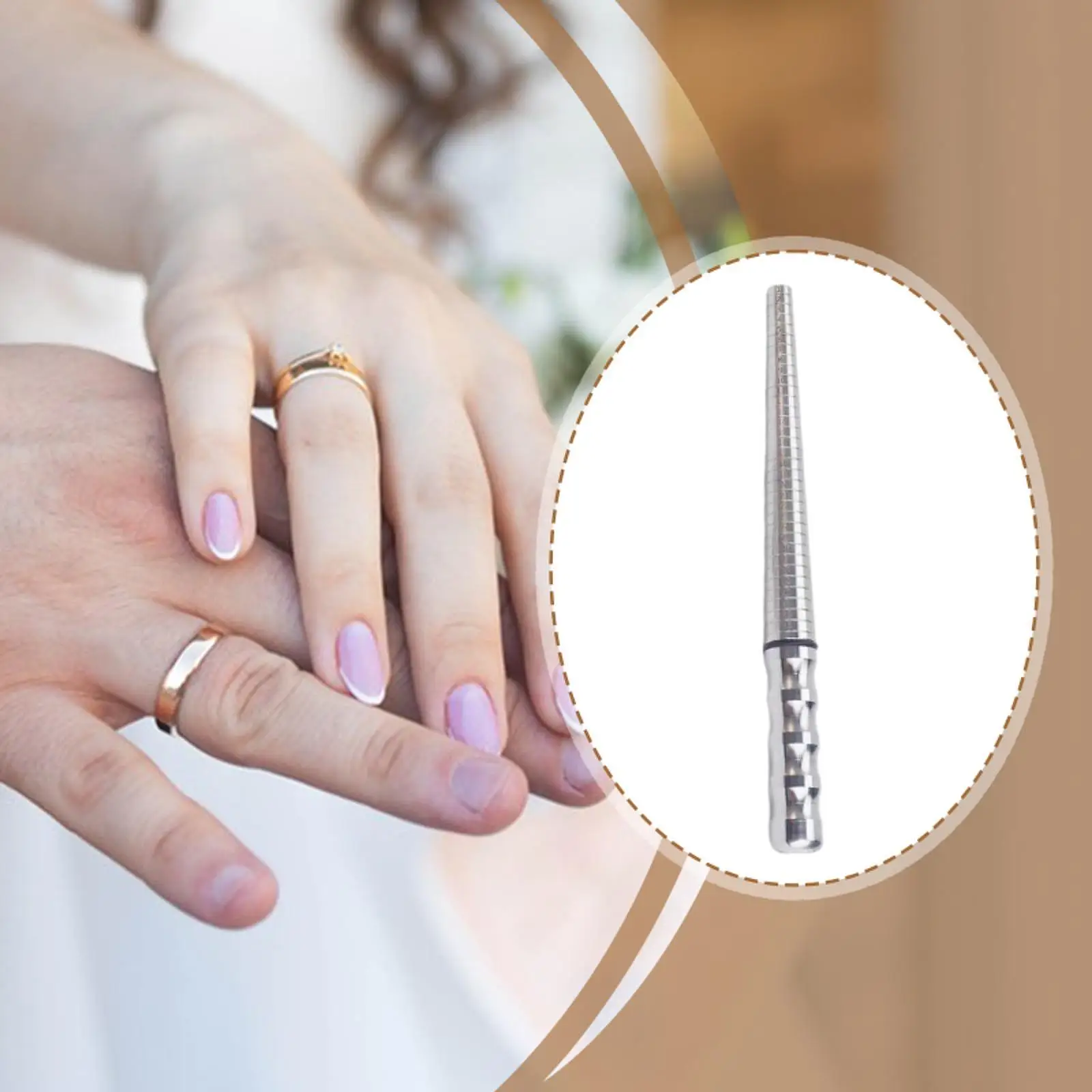 Ring Sizer Mandrel Sturdy Jewelry Making Tool Stainless Steel Measuring Tool Ring Measurer Stainless Steel Sturdy
Ring Sizer Mandrel Sturdy Jewelry Making Tool Stainless Steel Measuring Tool Ring Measurer Stainless Steel Sturdy